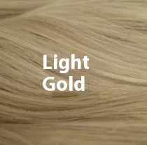 Lace Wig Medium Small Volume Highlight Gradient Long Curly Hair - Light Gold