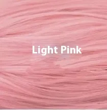 Lace Wig Medium Small Volume Highlight Gradient Long Curly Hair - Pink - View 1