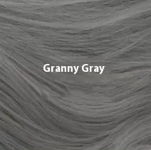 Lace Wig Medium Small Volume Highlight Gradient Long Curly Hair - Granny Grey - View 1
