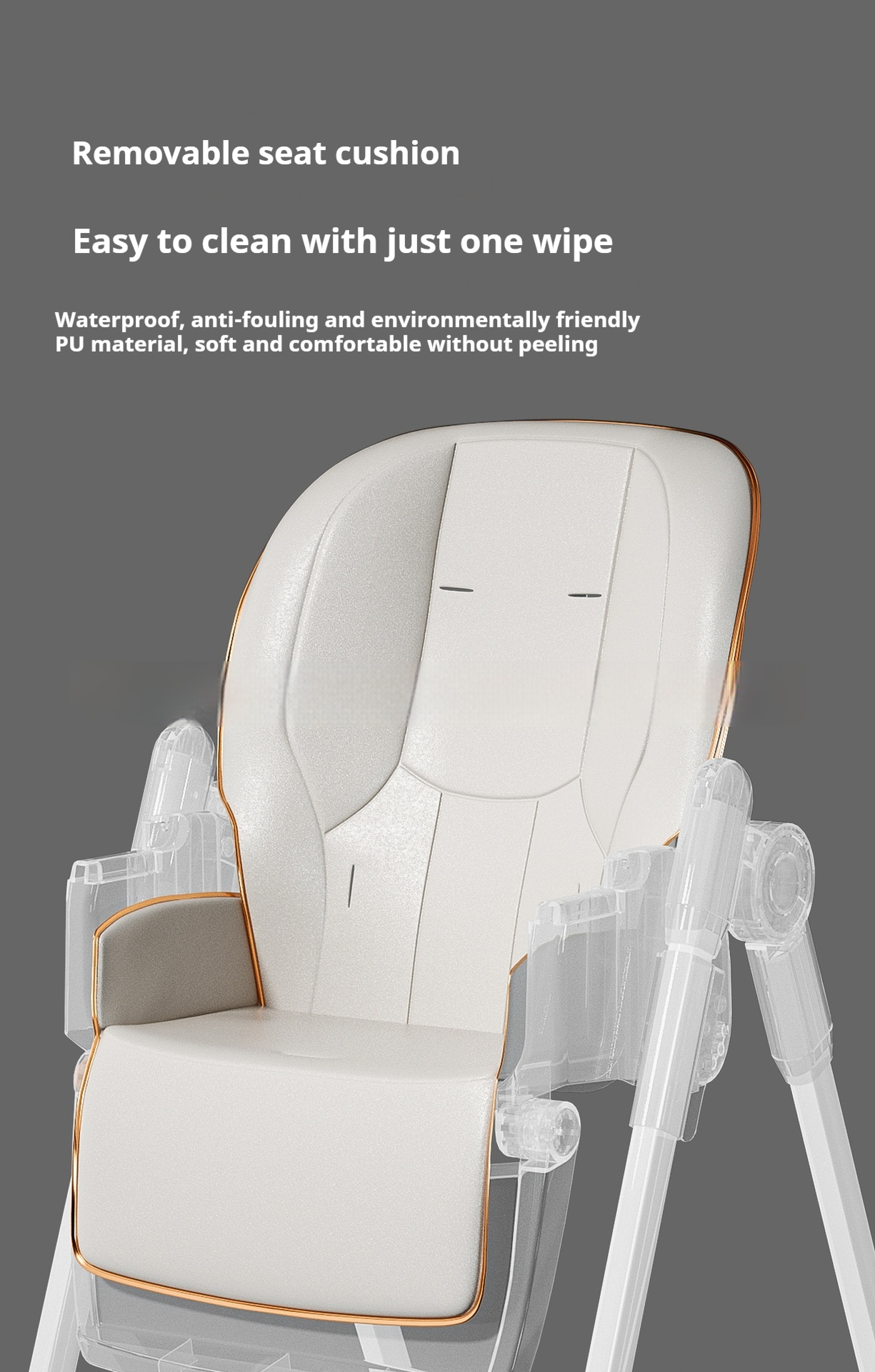 Infant Feeding Chair & Toddler Table All-in-One Dining Solution - Folded Position
