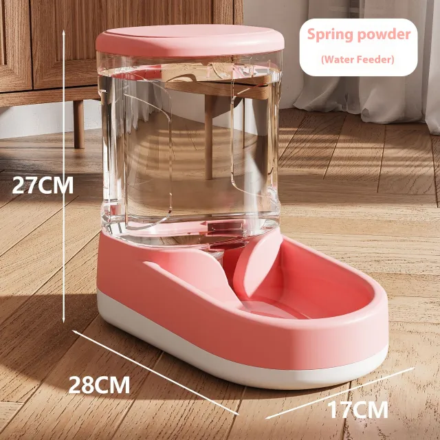 Large Capacity Feeding Water Feeder Water Feeder Spring Pink 3.8L - Shop at LoveMi