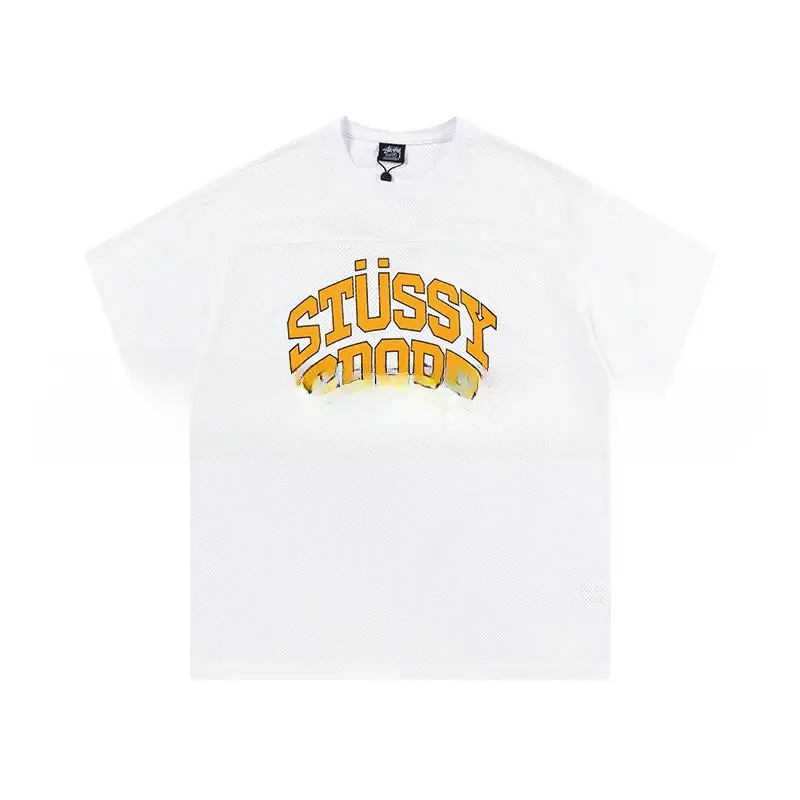 Sports And Leisure Jersey Letter Printing Simple Short Sleeve