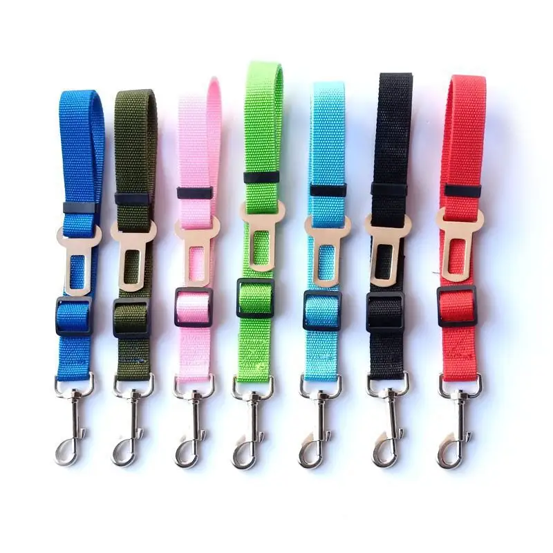 Adjustable Dog Pet Car Safety Seat Belt Restraint Lead