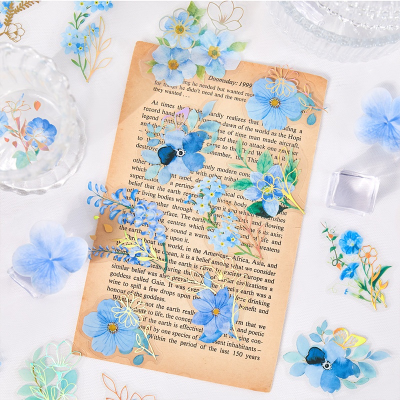 Plant Flowers Journal Decorative Source Material 40 Pieces