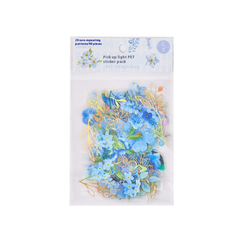 Plant Flowers Journal Decorative Source Material 40 Pieces