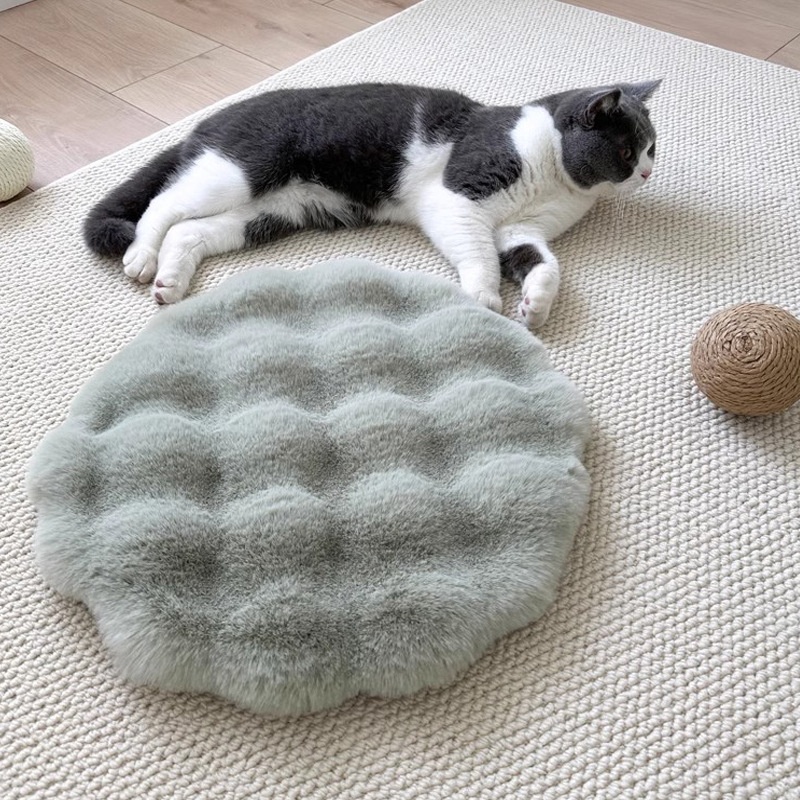Plush Pet Pad Sleep Round Autumn And Winter Warm