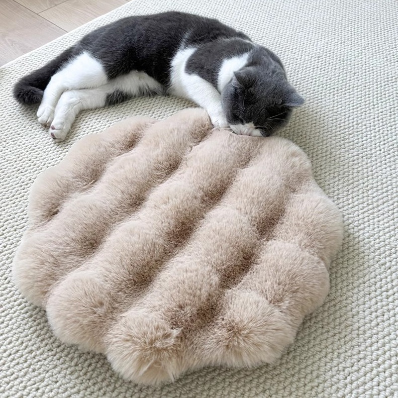 Plush Pet Pad Sleep Round Autumn And Winter Warm
