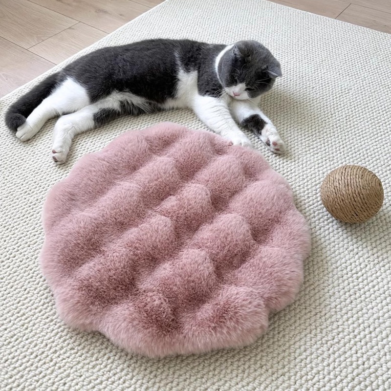 Plush Pet Pad Sleep Round Autumn And Winter Warm