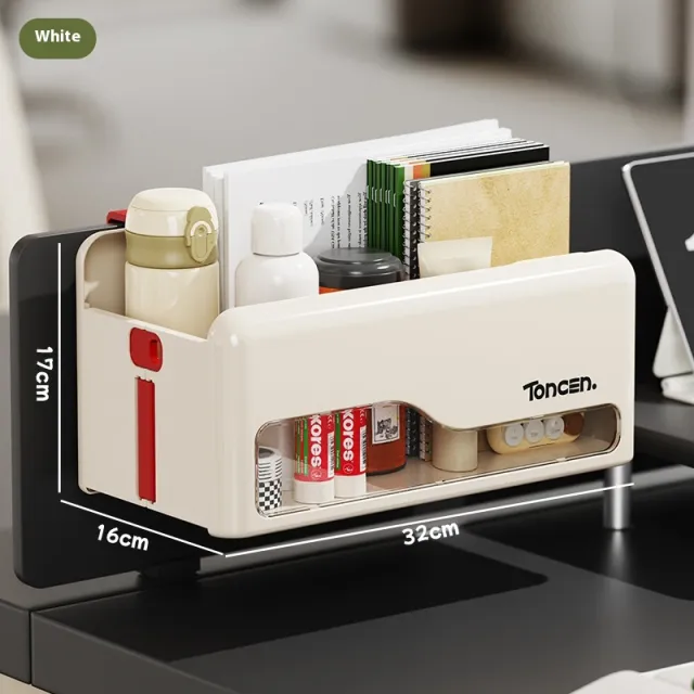 Office Pen Holder Stationery Storage Foldable Storage Box White - Shop at LoveMi