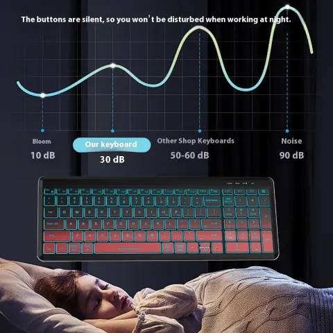 Wireless Bluetooth Dual-mode Charging Keyboard and Mouse Combination Suit