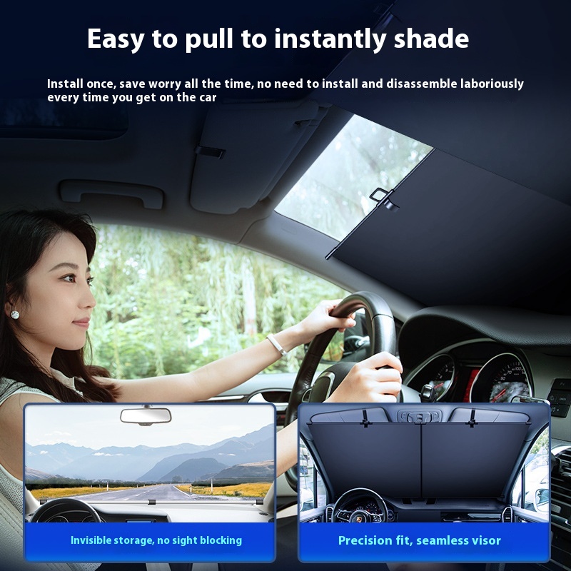 Car Supplies Automatic Retractable Sun Visor