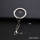 White Silk 30 Flat Ring