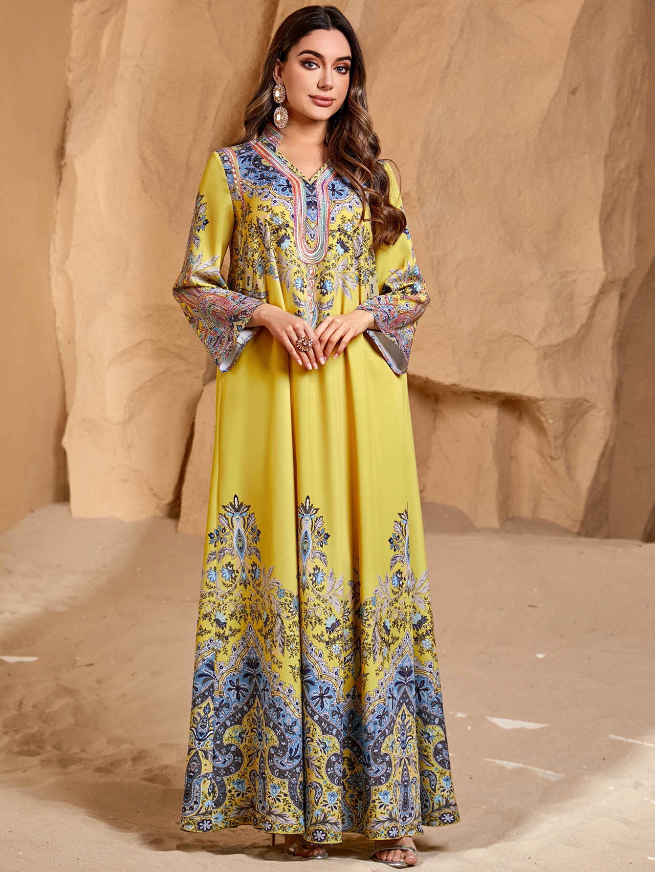 Yellow Dress Side View
