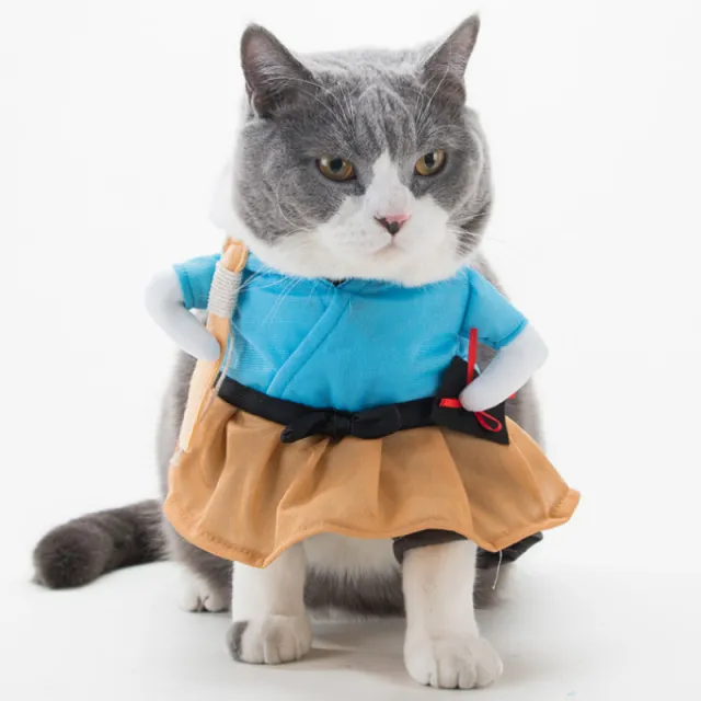 Funny Costume Uniform Suit Party Clothing For Cat Cosplay Clothes - Shop at LoveMi