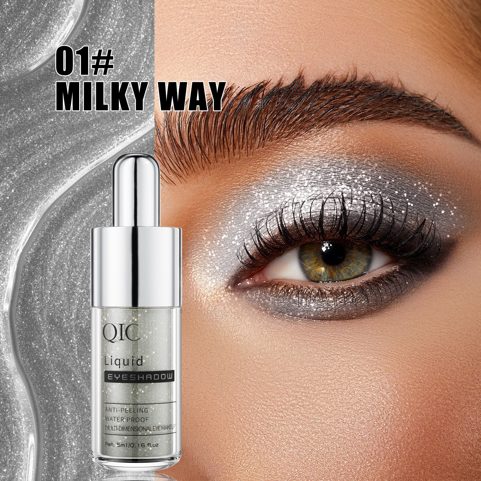 High-gloss Multicolor Pearlescent Liquid Color Eye Shadow