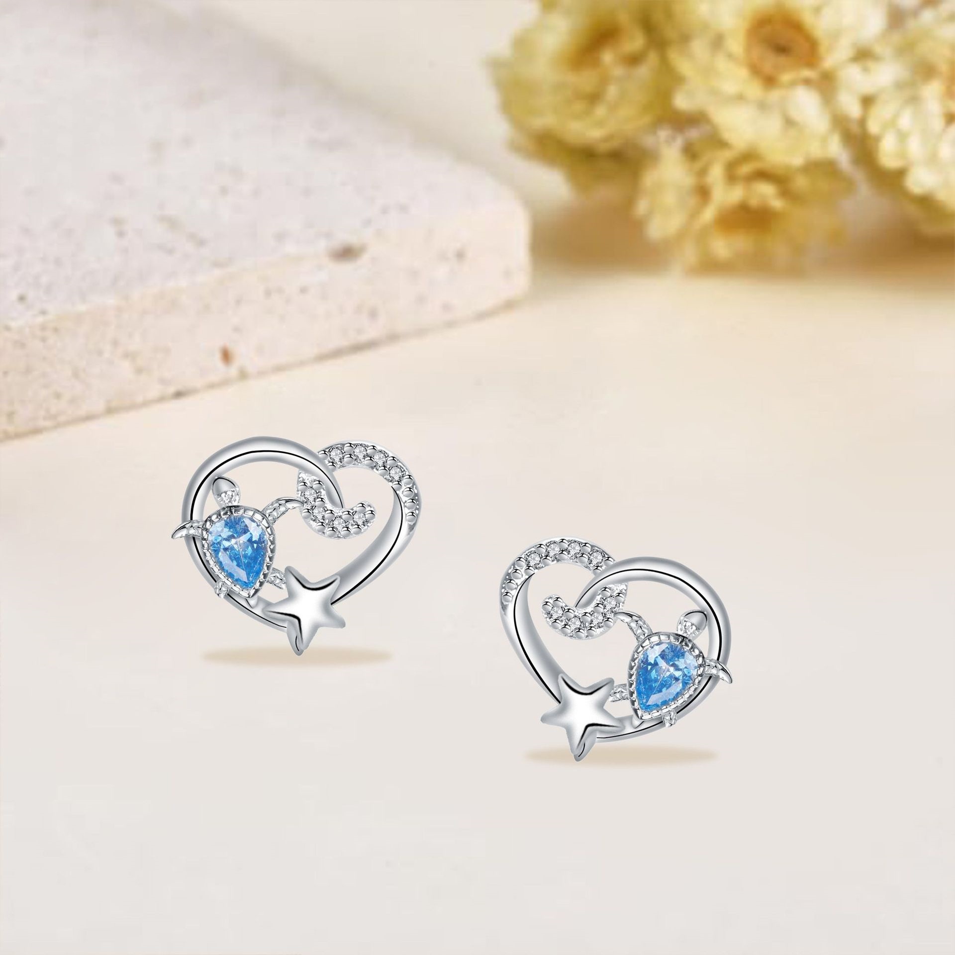 Fashion Ocean Series Turtle Earrings