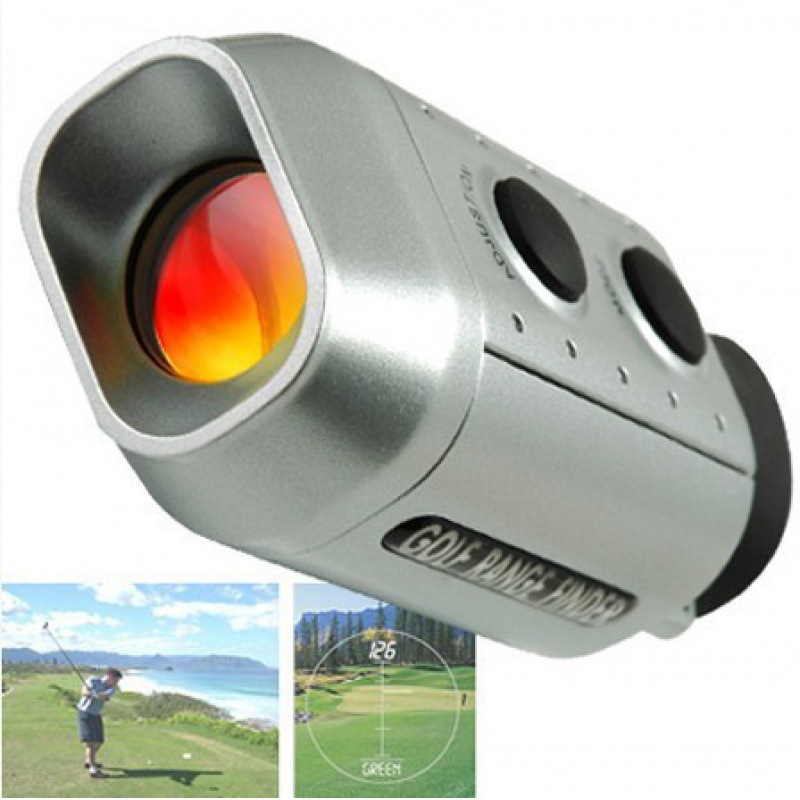 Electronic Ranging 7x18 Monocular Telescope Golf Range Finder