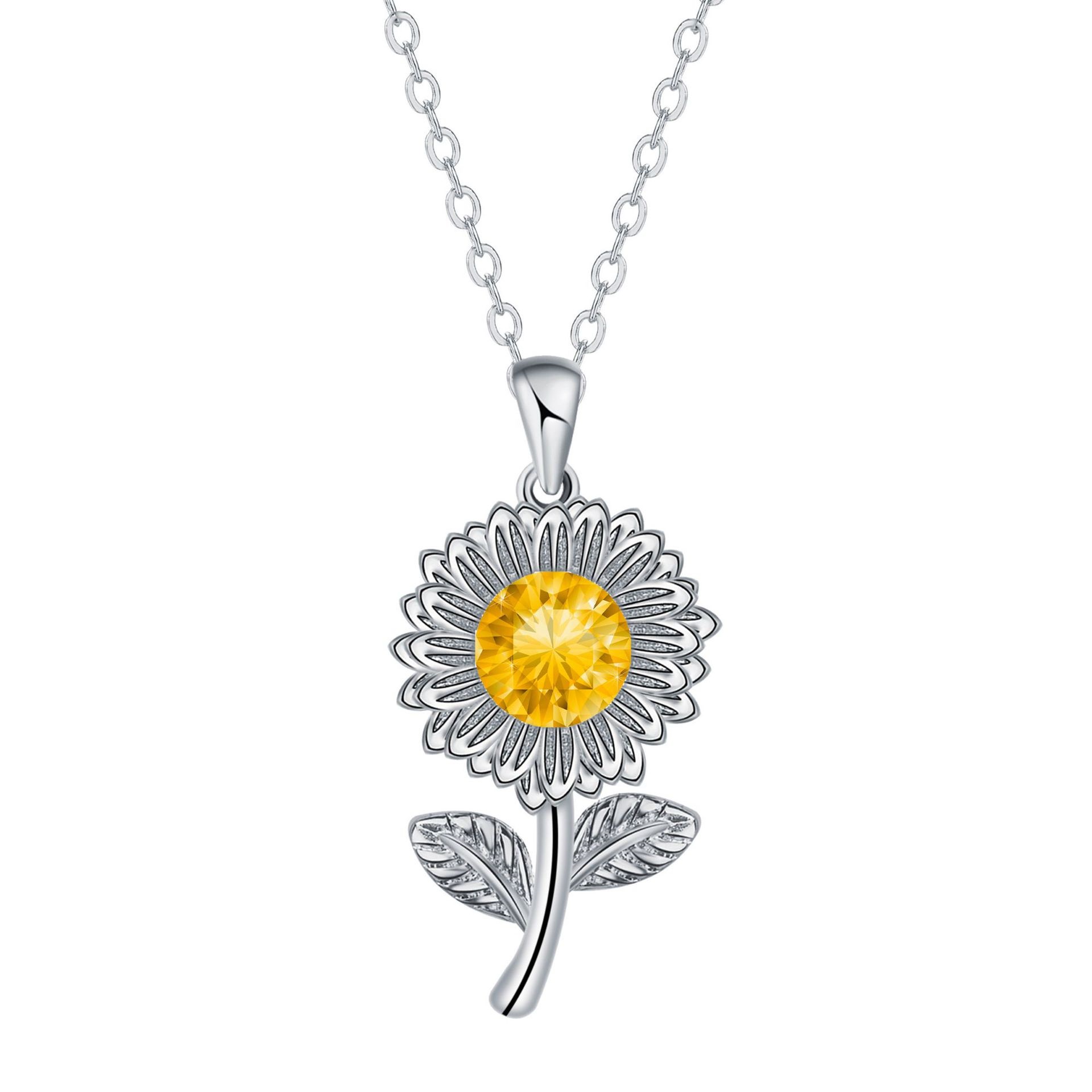 Sunflower Necklace Ornament Women's High-grade Design Affordable Luxury Fashion