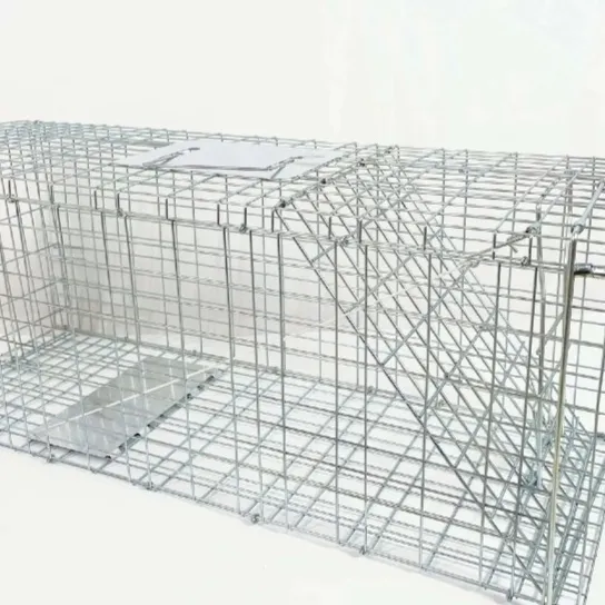 Fully Automatic Cat-trap Cage Foldable Pedal Galvanized