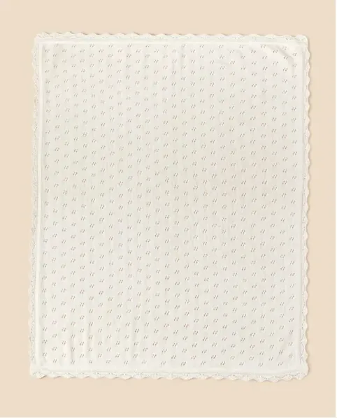 Customized Pure Cotton Blanket, Soft And Comfortable, Natural And Premium, Super Soft And Warm Blanket White - Shop at LoveMi