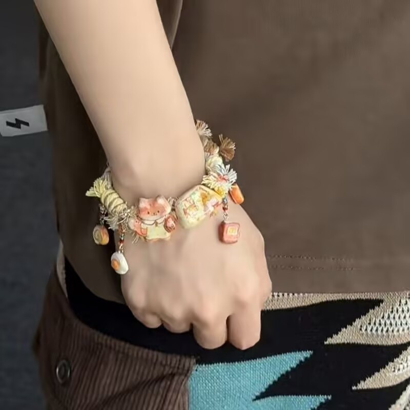 Camping Vacation Fox Niche Design Retro Carrying Strap Women