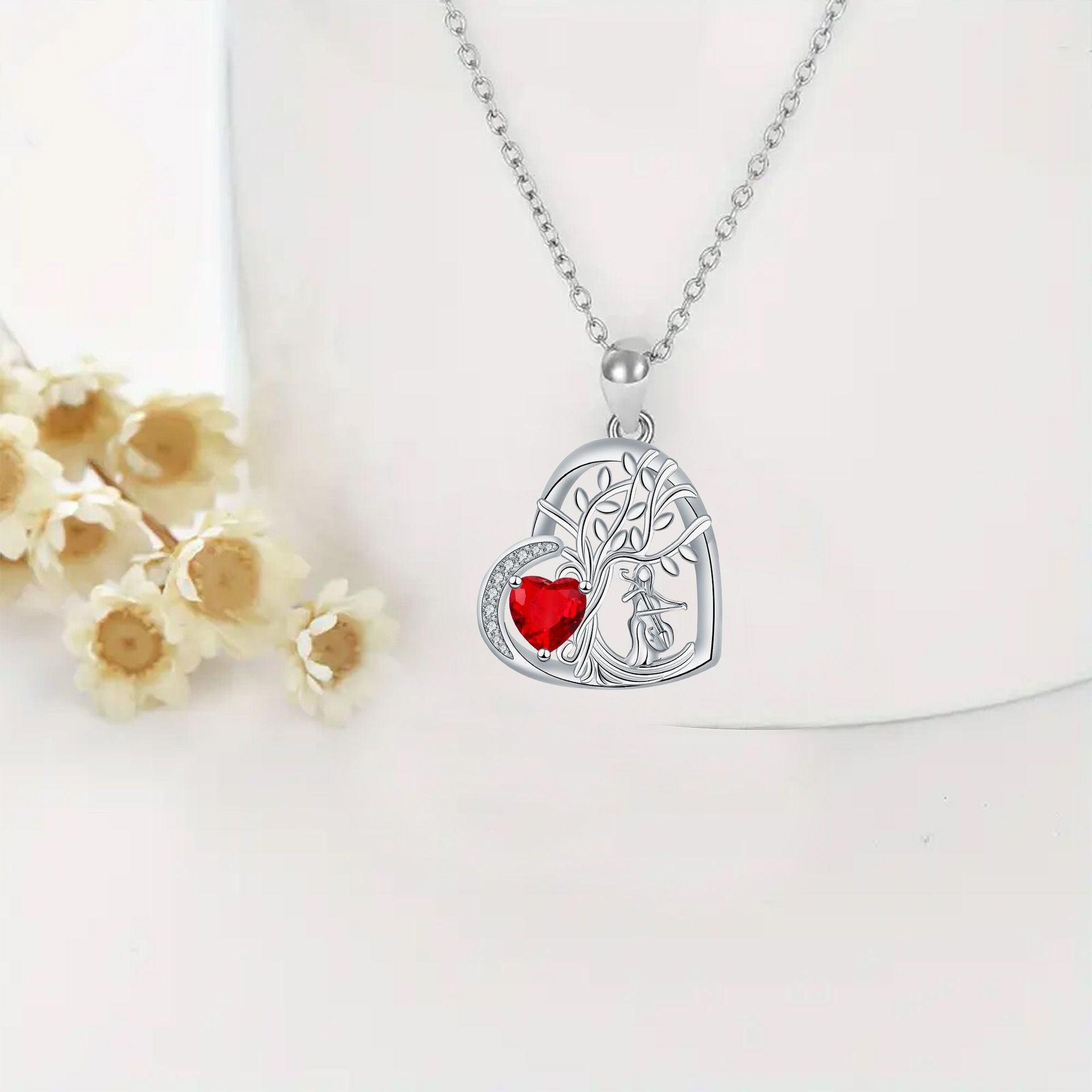 Elegant Female Necklace Little Girl Clavicle Chain For Playing Piano