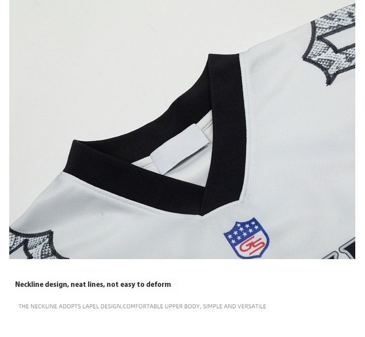 White Snake Scale Mesh Jersey Loose Fit Streetwear Top