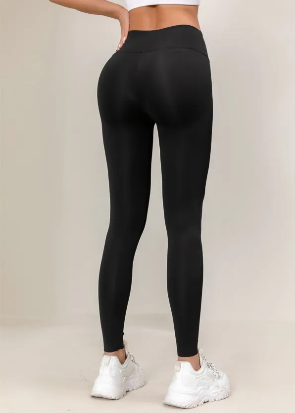 Plus Size Fleece lined Thicker Cashmere Leggings K013Non Standard Nine Points - Shop at LoveMi