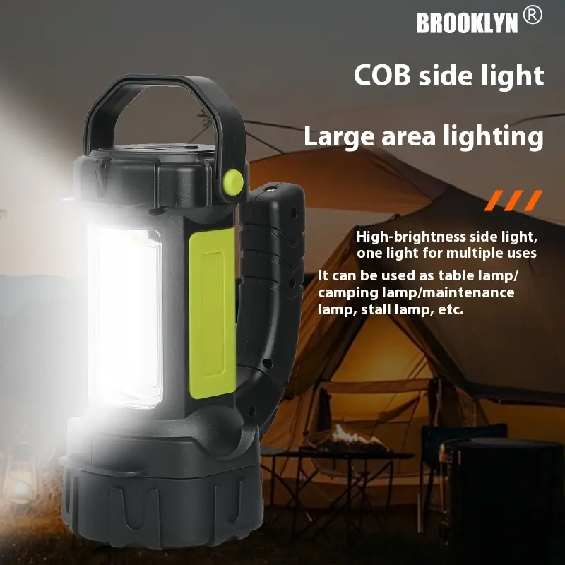 Outdoor Portable Work Emergency Rechargeable Flashlight