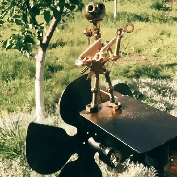 Metal Rock Band Windmill Ornaments