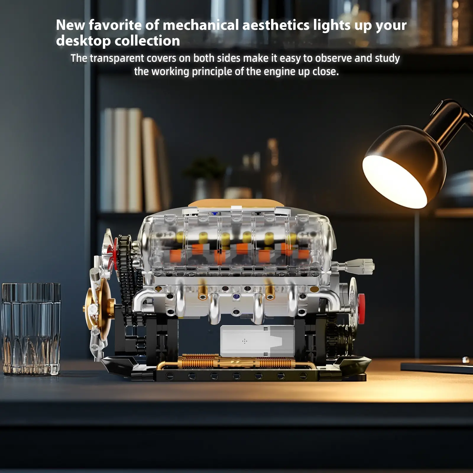 Engine Electric Turbo Assembling Compatible Toy Building Blocks