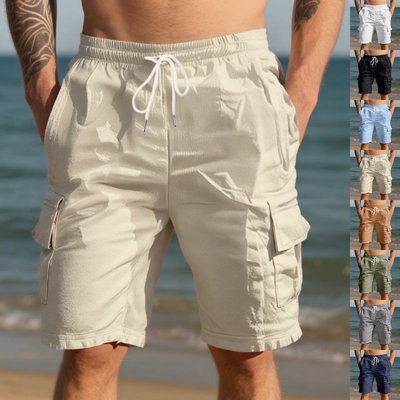 Men's Linen Casual Shorts 2