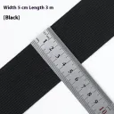 Black Length 3M Width 5Cm