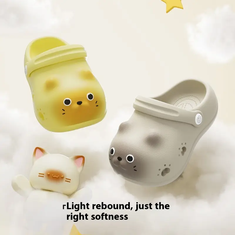 Children's Closed Toe Home Outdoor Slippers