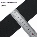 Black Length 3M Width 6Cm