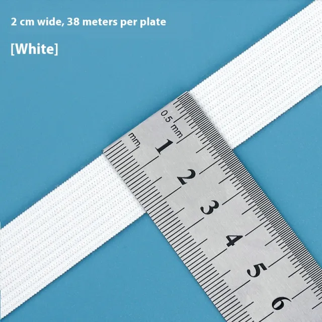 High Elasticity, Durability, Thickened And Loose Tight Strap White Width 2Cm 38M - Shop at LoveMi