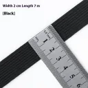 Black 7M Length 2Cm Width