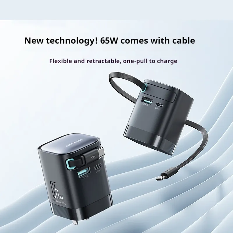 65W Fast Charge Telescopic Type-c Line Charger