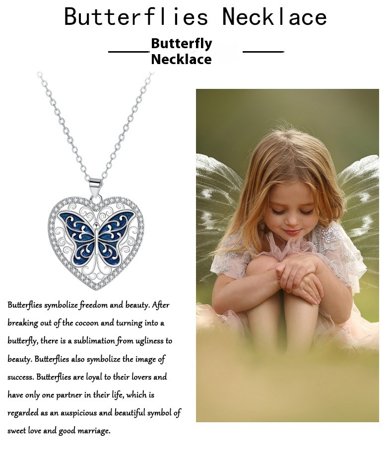 Butterfly Necklace Female Foreign Trade