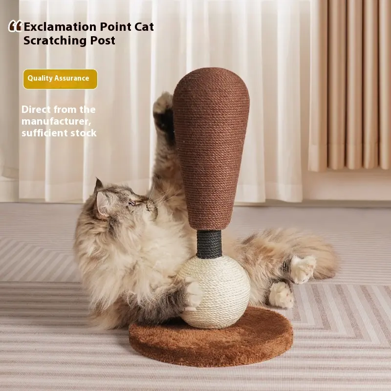 Exclamation Point Grinding Claw Cat Teaser Toy