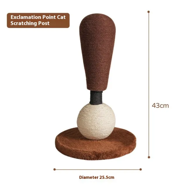 Exclamation Point Grinding Claw Cat Teaser Toy Vertical Cat Scratch Board - Shop at LoveMi