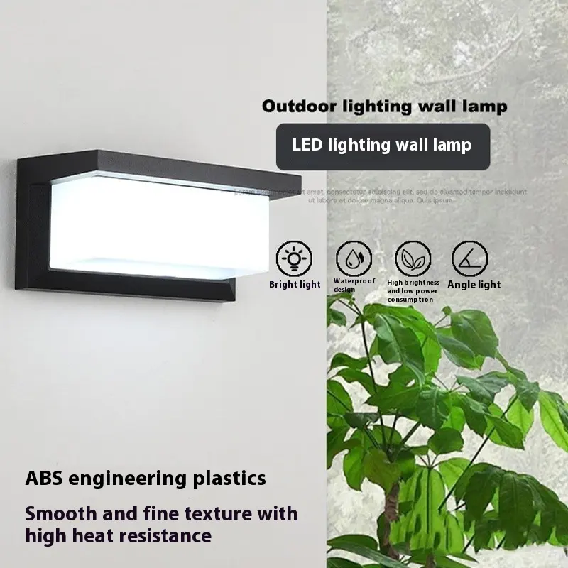 Modern Simple Outdoor Wall Lamp Waterproof Exterior