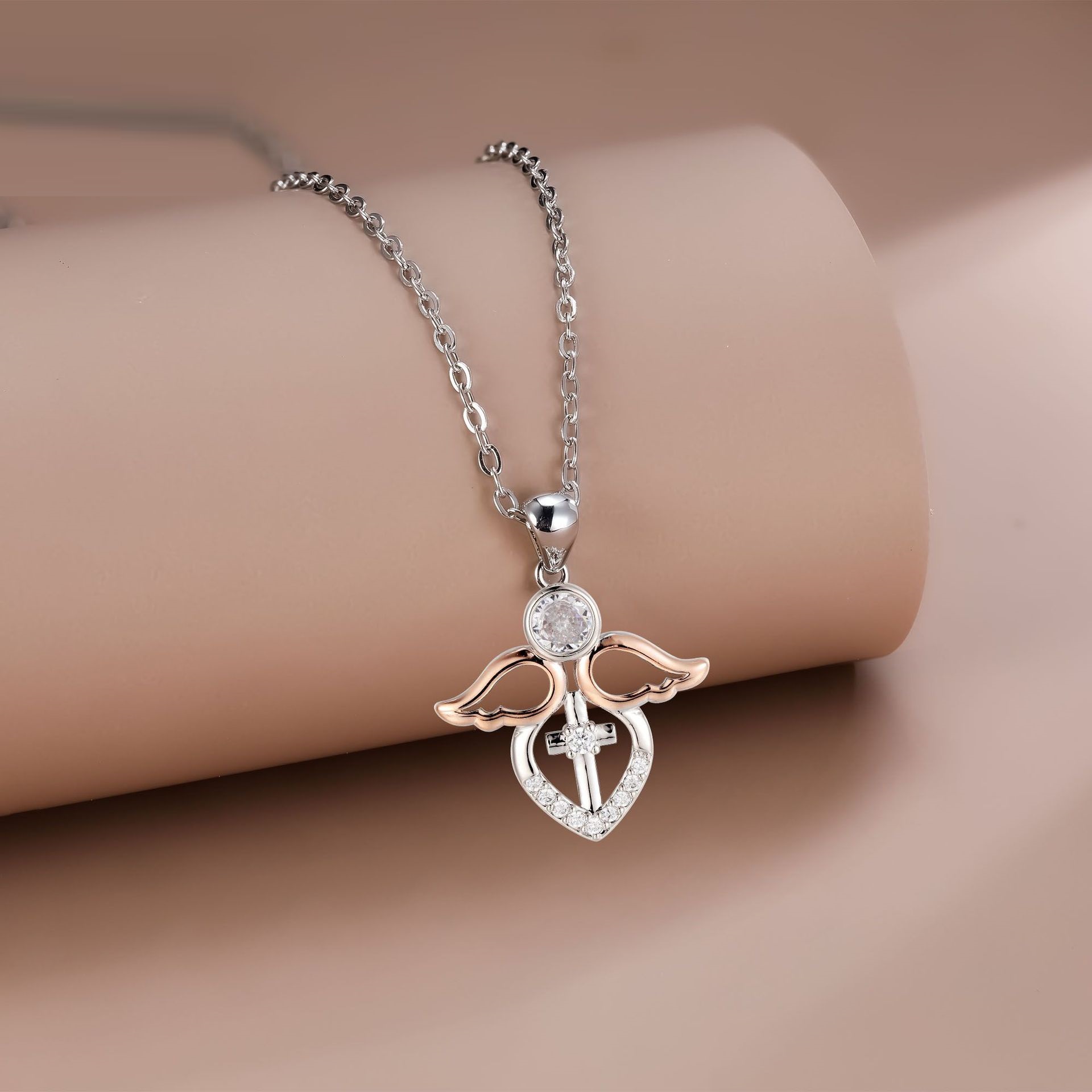 Angel Wings Necklace Female Pendant European And American Simple