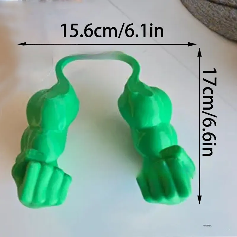 Funny Muscle Hand Developed Arm Creative Cat Hanging Items - Green