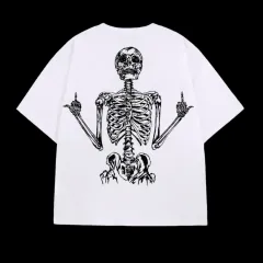 Couple Sports Shirt Men's Loose Hip-hop - Style 8 White - View 1