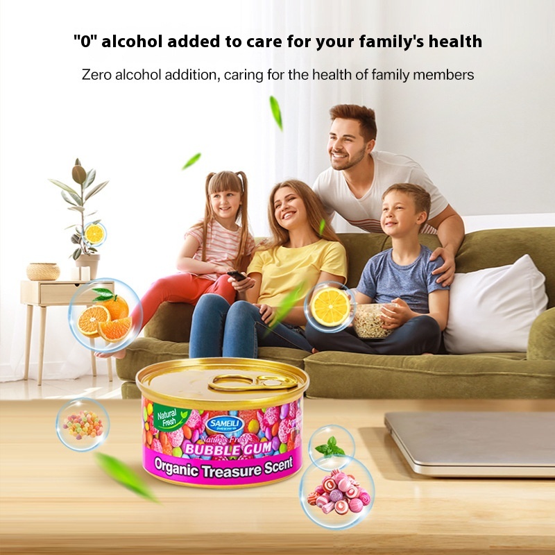 Diffuse New Car Aromatherapy Wood Block Aromatherapy Can