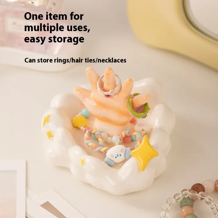 Fashion Cloud Small Hand Jewelry Tray Ornaments