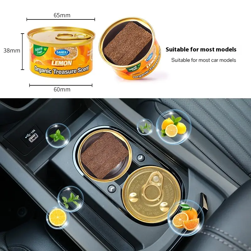 Diffuse New Car Aromatherapy Wood Block Aromatherapy Can