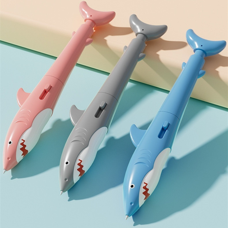 Shark Water Gun Pen Press Water Spray Ballpoint Pen - Image 5