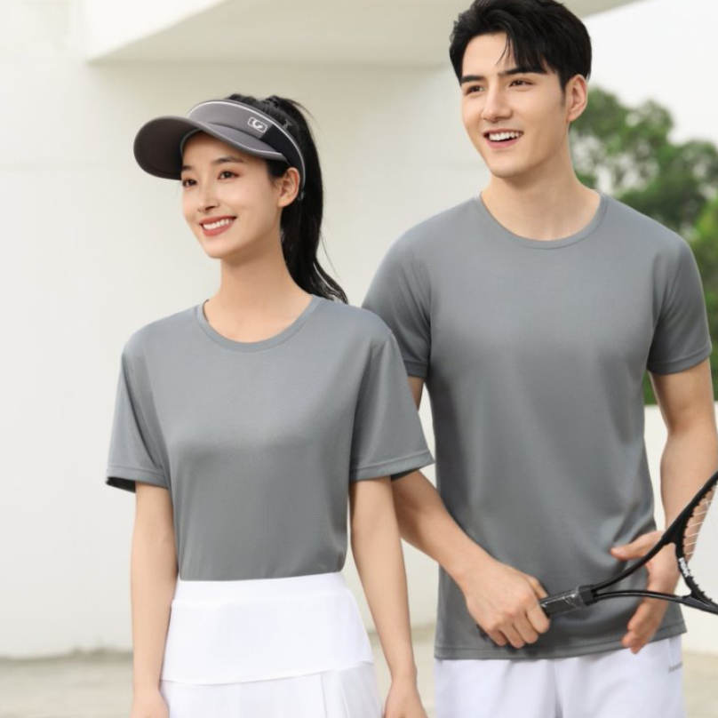 Quick-drying T-shirt Work Clothes Round Neck